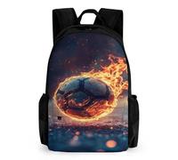 TNFHSOFT Mochila Escolares Para Adolescentes Niños, Mochila Fútbol, Escolar Grande De Nailon Niño Mochilas Informal Para Primaria Y Secundaria De Grados 3 A 9
