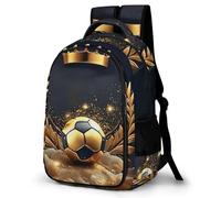 TNFHSOFT Mochila Escolares Para Adolescentes Niños, Mochila Fútbol, Escolar Grande De Nailon Niño Mochilas Informal Para Primaria Y Secundaria De Grados 3 A 9