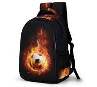 TNFHSOFT Mochila Escolares Para Adolescentes Niños, Mochila Fútbol, Escolar Grande De Nailon Niño Mochilas Informal Para Primaria Y Secundaria De Grados 3 A 9