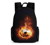 TNFHSOFT Mochila Fútbol Para Niños,Mochilas Escolares Juveniles,Material Escolar Para Niños,Mochila Para Colegio Viajes,Regalos Para Niños Niñas Y Adolescentes 6-16 Años