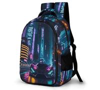 TNFHSOFT Mochilas Mochila Escolar Para Niños Mochila Escolar Mochila Escolar De coche deportivo En 3D De Para Niños Estudiantes De Primaria Y Secundaria De 17 Pulgadas