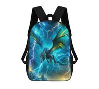 TNFHSOFT Mochilas Mochila Escolar Para Niños Mochila Escolar Mochila Escolar De Dragón En 3D De Dinosaurios Para Niños Estudiantes De Primaria Y Secundaria De 17 Pulgadas