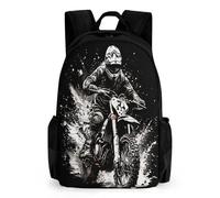 TNFHSOFT Mochilas Mochila Escolar Para Niños Mochila Escolar Motocicletas Mochilas Escolares De Bicicleta de montaña Impresos En 3D Para Niños Estudiantes De Primaria Y Secundaria