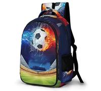 TNFHSOFT Niños Fútbol Mochilas Niños,Dibujos Mochilas,primaria,muy Adecuado Para Regresar A La Escuela O Volver A La Escuela,regalos Y Viajes,mochilas De Viaje Causales One Size