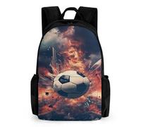 TNFHSOFT Niños Fútbol Mochilas Niños,Dibujos Mochilas,primaria,muy Adecuado Para Regresar A La Escuela O Volver A La Escuela,regalos Y Viajes,mochilas De Viaje Causales 42x30.5cm