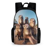 TNFHSOFT Niños Kapibala Mochilas Niños,Dibujos Cute Animaless Mochilas,primaria,muy Adecuado Para Regresar A La Escuela O Volver A La Escuela,regalos Y Viajes,mochilas De Viaje Causales 42x30.5cm