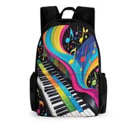 TNFHSOFT Niños Piano Mochilas Niños, Mochilas,primaria,muy Adecuado Para Regresar A La Escuela O Volver A La Escuela,regalos Y Viajes,mochilas De Viaje Causales