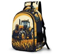 TNFHSOFT Tractor Mochilas Para Niños Niñas Mochilas De Escuela Secundaria Mochila Para Junior Elementary Mochila