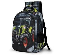 TNFHSOFT Tractores Mochilas Para Niños Niñas Mochilas De Escuela Secundaria Mochila Para Junior Elementary Mochila 17pulgada