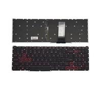 TNFMJSRXE New US Laptop Keyboard For Acer Predator Helios 300 PH315-52 PH317-53 PH317-54 N20C3 N18I2 PH517 PT315 PT515-51/52/53/54(RU Red Backlit 28pin)