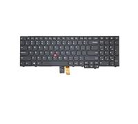 TNFMJSRXE Teclado for Ordenador portátil US/RU/SP, Compatible con Lenovo, IBM ThinkPad E540 E531 T540 T550S T560S T540P W550 L540 W541 L570 L560 con retroiluminación(RU Without Mouse)