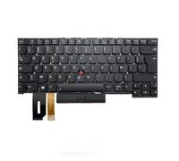 TNFMJSRXE Teclado retroiluminado, Compatible con Lenovo, Compatible con ThinkPad, T490S T495S T14s Gen 1 2020 20T0 20T1, P1 X1 Extreme Gen 1/2 JAZZ85 0BY001H Francés FR