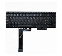 TNFMJSRXE Teclado retroiluminado US/RU/La, Compatible con Lenovo, Legion,5 Pro 16ACH6 16ACH6H 16ARH7 16ARH7H 16IAH7 16ARX8 16IRX8 16IAH7H 16ITH6 16IT(Black-RU RGB-Backlit)
