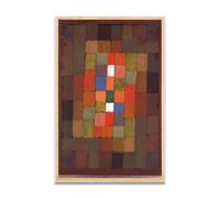 TNGHHSGA Bloque EstáTicoPaul Klee Bauhaus Teoría Del Color Lienzo Impreso, Arte Infantil Pared Decoración50x75cm Sin marco