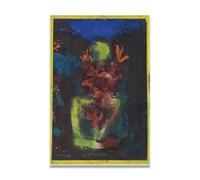 TNGHHSGA EstatuillaPaul Klee Bauhaus Teoría Del Color Lienzo Impreso, Arte Infantil Pared Decoración60x90cm Sin marco