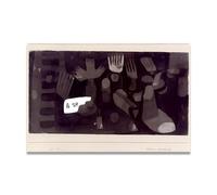 TNGHHSGA Flores En El Espejo, Luna En El AguaPaul Klee Bauhaus Teoría Del Color Lienzo Impreso, Arte Infantil Pared Decoración40x60cm Sin marco