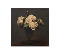 TNGHHSGA Henri Fantin-Latour: Arte que se siente como volver a casaHenri Fantin-Latour Pintura Floral & Retrato De Grupo Lienzo Impreso, Decoración Pared Hogar 50x50cm Sin marco