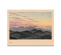 TNGHHSGA Las MontañAs Se Hicieron MáS BajasArte Austriaco Moderno Fotomontaje Estilo Gráfico - Impresión En Lienzo Decoración Pared 20x26cm Sin marco