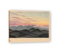 TNGHHSGA Las MontañAs Se Hicieron MáS BajasArte Austriaco Moderno Fotomontaje Estilo Gráfico - Impresión En Lienzo Decoración Pared 20x26cm Lienzo envuelto