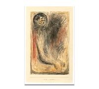 TNGHHSGA Punto De PartidaPaul Klee Bauhaus Teoría Del Color Lienzo Impreso, Arte Infantil Pared Decoración20x32cm Sin marco