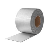 TNGYTY Cinta de butilo de aluminio resistente a altas temperaturas (1 unidad) for reparación de paredes, techos y conductos: sellador impermeable y duradero.(200mmx5m)