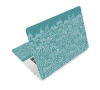 TNKBREEZE Arquitectura Ordenador Portátil Piel Pegatinas Hogar Universal Ordenador Decoración Portátil Cubierta PVC Adhesivo Autoadhesivo Desmontable Arte Protección para Portátil Ordenador PC 9 27 x