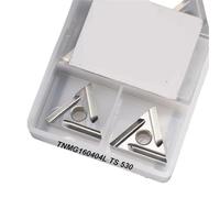 TNMG160404 TNMG160408R-S FS FG R-VF 530 Inserto De Carburo Torneado Herramienta Torno CNC Cerámica Metal Para Acero Herramienta de Torno(TNMG160404L-TS 530)