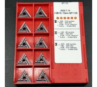 TNMG160404R-ES Insertos de torno de carburo para torneado de acero, semiacabado y acabado, cuchillas de herramientas CNC de alta resistencia al desgaste, paquete de 10