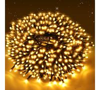 TNMOO Luces Navidad Exterior, 30M 300 LED Cadena Luz con 8 Modos Impermeable, Luces Arbol Navidad Enchufe, Guirnaldas Luces Decorativas para Jardín, Balcón, Interior, Boda, Fiesta - Blanco Cálido