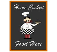 TNND Home Cooked Food Pub Resturant Cafe signo de cocina Pub Sign Bar Sign 20 x 30 cm