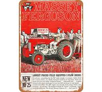 TNND Massey-Ferguson MF 25 Tractors Decoración del hogar Retro Metal Cartel de 20 x 30 cm