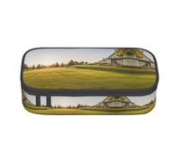 Tnnutp - Estuche de lápices con cremallera grande con forma de club de golf, gran capacidad, Negro , talla única, Art Deco
