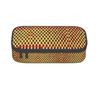 Tnnutp - Estuche de lápices con cremallera grande para lápices (gran capacidad, para lápices), diseño de nativos americanos, Negro , talla única, Art Deco