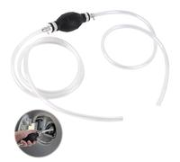 TNOMSNO Bomba de Agua Manual, Bomba Extractora Aceite Coche con Manguera de 2M y 2 Abrazaderas, Bomba Gasolina, Bomba Transferencia Universal para Automóviles, Barco y Cortadora