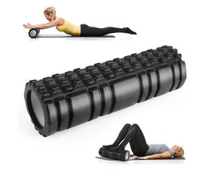 TNOMSNO Foam Roller, Rodillo de Espuma Rodillo Masaje Muscular, Rodillo de Espuma para Terapia y Masaje Muscular, 30 x 8cm