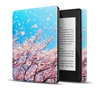 TNP - Funda para Kindle Paperwhite de 10ª generación, versión 2018, diseño de cerezo