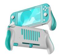 TNP Funda protectora pro para Nintendo Switch Lite consola, carcasa antiarañaza de agarres con comodidad ergonómica mejorada, Accesorio para Nintendo Switch Lite juegos y consola, Turquesa