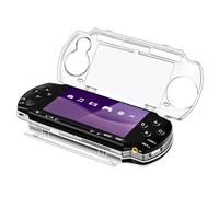 TNP - Funda rígida transparente para PSP 3000, funda rígida transparente para Sony PSP 3000 / PSP 2000, funda rígida transparente para PSP 3000, funda protectora a presión con pantalla transparente