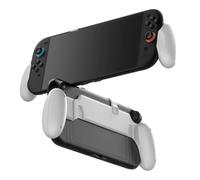 TNP Grip - Funda para Nintendo Switch 2 2025 - Agarre ergonómico con mango delgado, ligero y cómodo compatible con Nintendo Switch/OLED, color blanco
