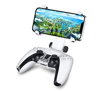 TNP PS5 - Soporte de clip de teléfono para Sony PlayStation 5 PS5 controlador inalámbrico de doble choque para iPhone 12 Pro, 12 Pro Max, 11, Xs, Xs Max, X, 8 Plus, 8, 7