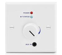 TNP - Receptor de audio inalámbrico Bluetooth para montaje en placa de pared, BT 5.0 aptX, adaptador de transmisión de música, 4 altavoces, amplificador estéreo de 100 W, control de volumen de audio,
