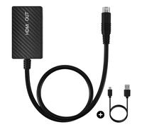 TNP Sega Saturn - Adaptador HDMI - Cable de vídeo S a HDMI para consolas Sega Saturn, televisores HD, monitores de computadora y proyectores