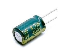 TNPLKIUYT Condensador electrolítico de aluminio 400V 4.7UF 20% ESR bajo Verde claro 8x12 mm Paquete de 10-40 PCS(10PCS)