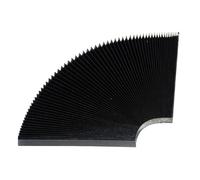 TNPLKIUYT Cubierta antipolvo de acordeón for máquina CNC, protector telescópico de riel de fuelle corrugado, 130-300x15mm(245x15x1500mm)