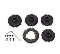 TNPLKIUYT Juego de Engranajes de Coche RC, espolón Principal 35T y Engranajes de piñón 27T-30T M1.5 for TRAXXAS 1/5 6S 8S 5 uds.