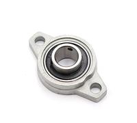 TNPLKIUYT Rodamiento de bloque de almohadilla, 1 pieza de cojinete de bolas de bloque de almohada de aleación de zinc con orificio interior de 8-30 mm, montaje vertical y horizontal(15mm)