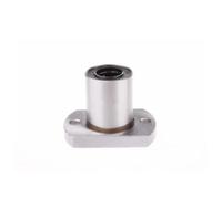 TNPLKIUYT Rodamiento de bloque de almohadilla, Cojinete de bolas de movimiento lineal con brida elíptica LMH8UU, 8 x 15 x 24 mm, soporte de riel con orificio de 8 mm