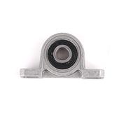 TNPLKIUYT Rodamiento de bloque de almohadilla, Cojinete de soporte de eje lineal con bloque de almohada, diámetro interior de 8 mm a 30 mm, paquete de 1(KP001 12mm)