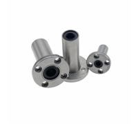 TNPLKIUYT Rodamiento de bloque de almohadilla, Paquete de 10 bridas de cojinete de eje lineal LMF6UU LMF8UU LMF16UU for eje de 6 mm, 8 mm y 16 mm(LMF6UU)