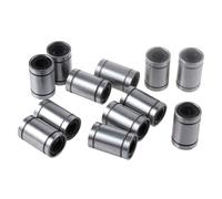 TNPLKIUYT Rodamiento de bloque de almohadilla, Paquete de 12 rodamientos de eje lineal for impresora 3D CNC LM6UU, LM8UU, LM10UU, LM12UU y LM16UU(LM16UU)